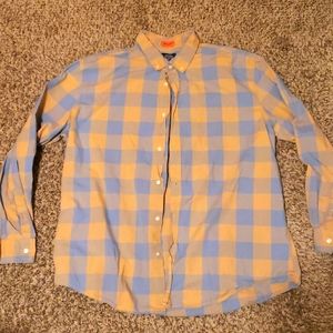 St. John's Bay XXL orange/blue button-down